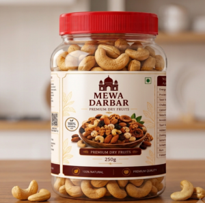 Mewa Darbar Premium Cashews | Kaju | Creamy, Crunchy & Fresh