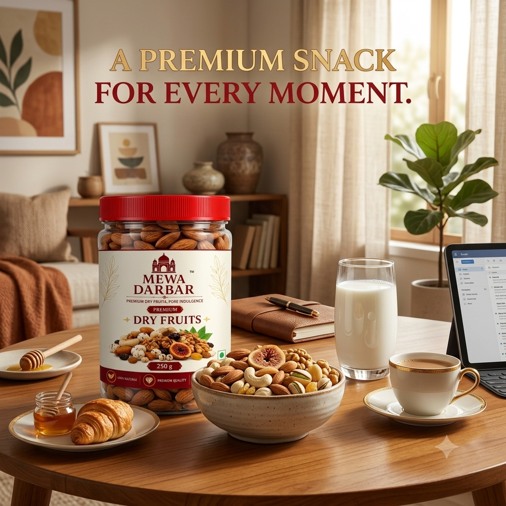 Mewa Darbar Premium Almonds - 250g | Crunchy - Image 4