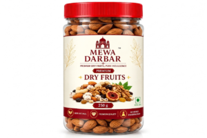 Mewa Darbar Premium Almonds - 250g | Crunchy