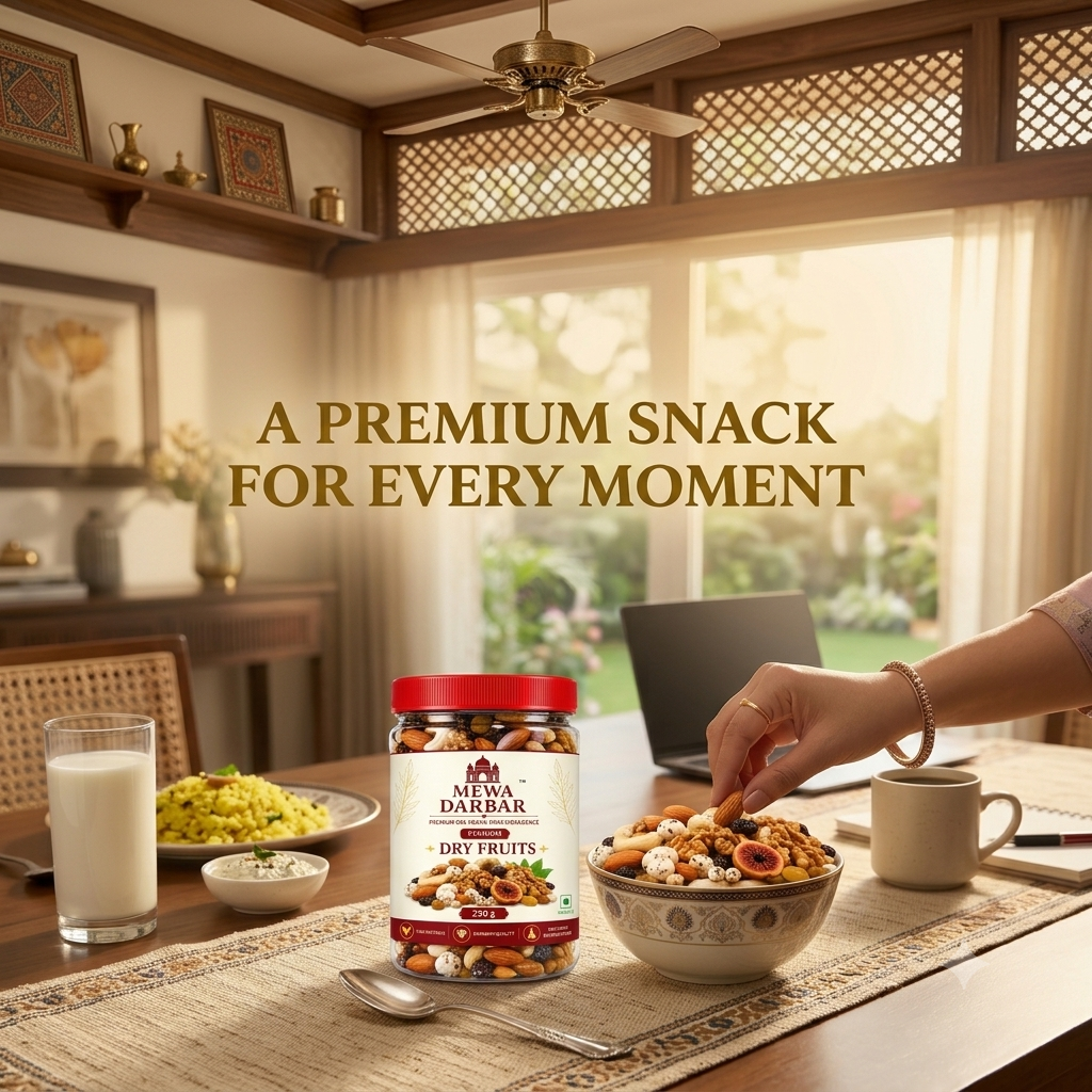 Mewa Darbar Premium Mixed Dry Fruits (Nutritious Daily Snack) - Image 2